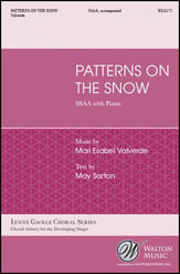 Patterns on the Snow SSAA choral sheet music cover